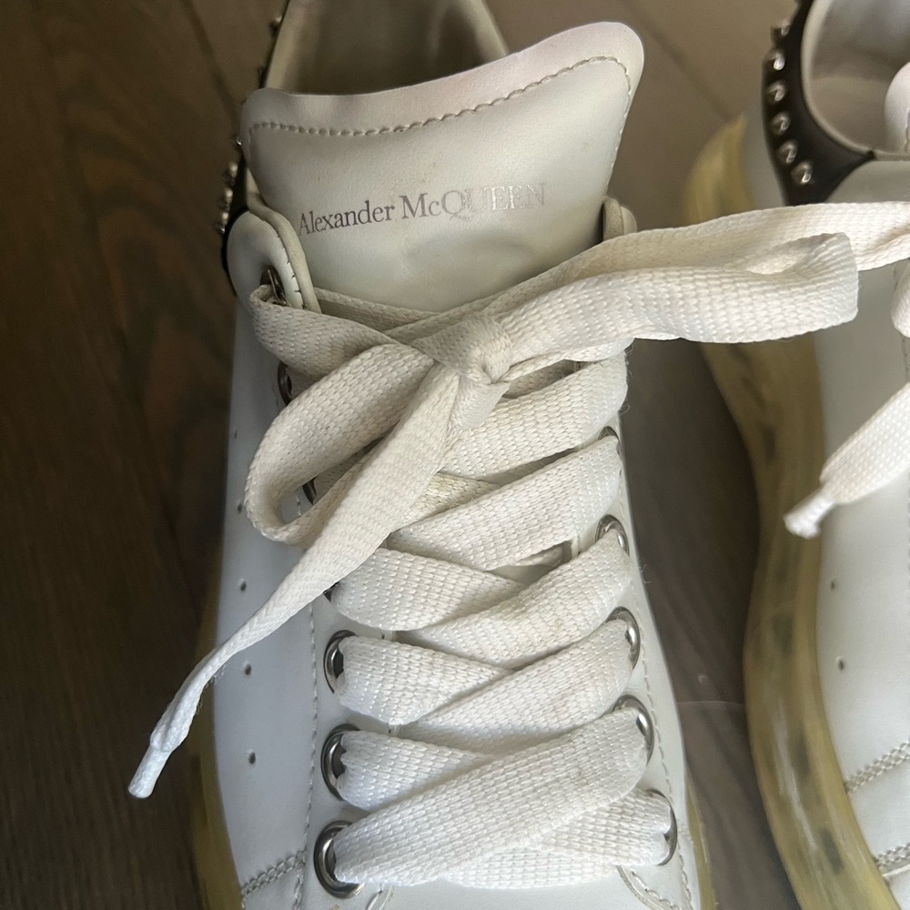 Alexander McQueen white sneakers size 37,5 or 7,5 - Picture 6 of 11